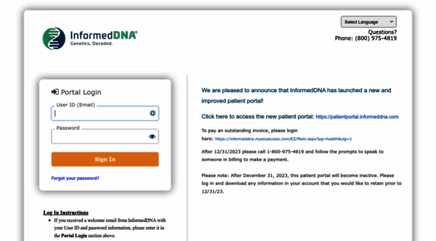 informeddna.myezyaccess.com