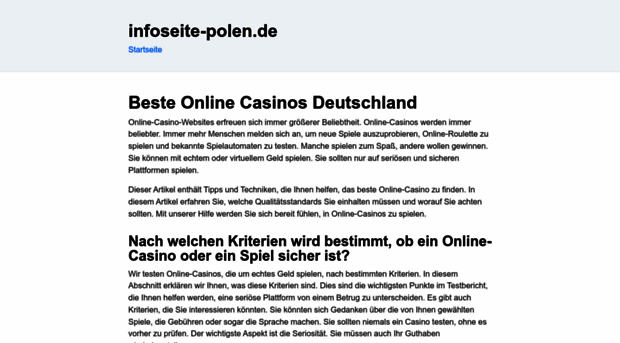 infoseite-polen.de