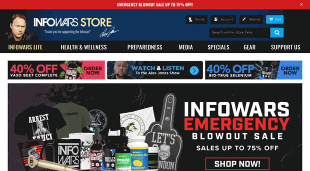 infowarsstore.com