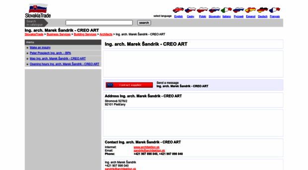 ing-arch-marek-sandrik-creo-art-piestany.slovakiatrade.co.uk