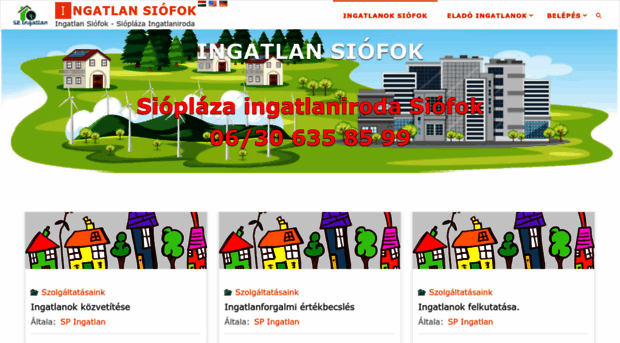 ingatlansiofok.com