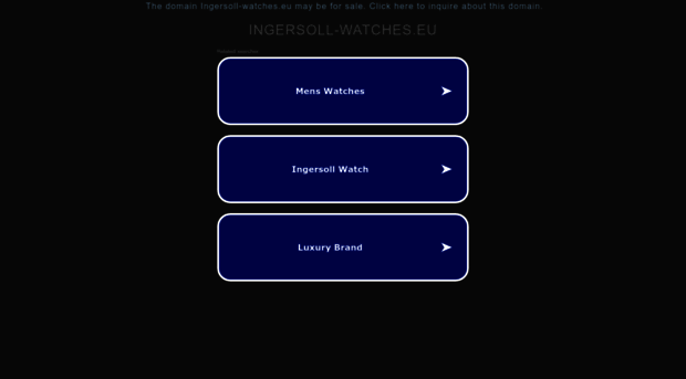 ingersoll-watches.eu