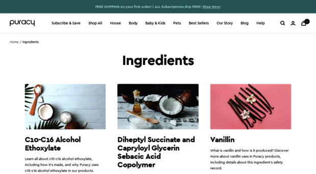 ingredients.puracy.com