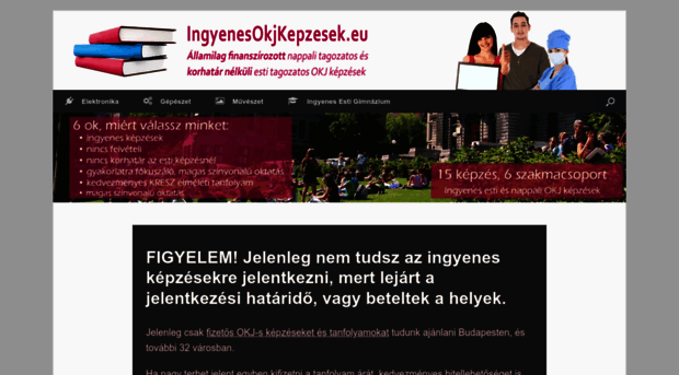 ingyenesokjkepzesek.eu