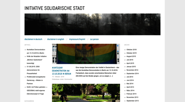 initiativesolidarischestadt.wordpress.com