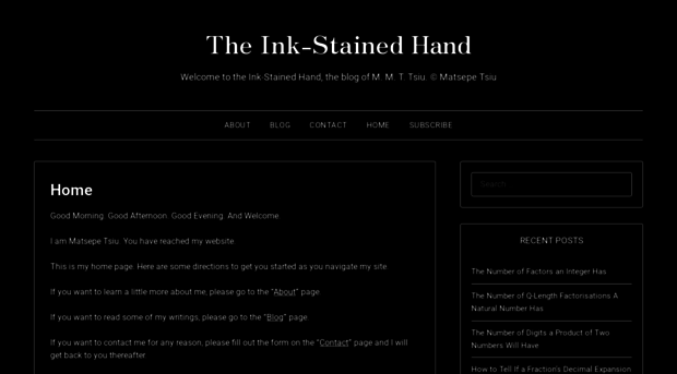 inkstainedhand.com