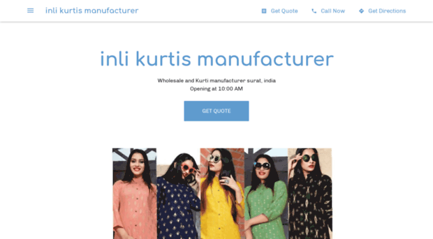 Inli kurti hot sale