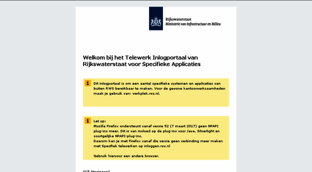 inloggen.rws.nl