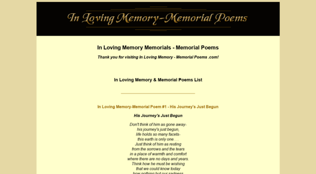 inlovingmemory-memorialpoems.com