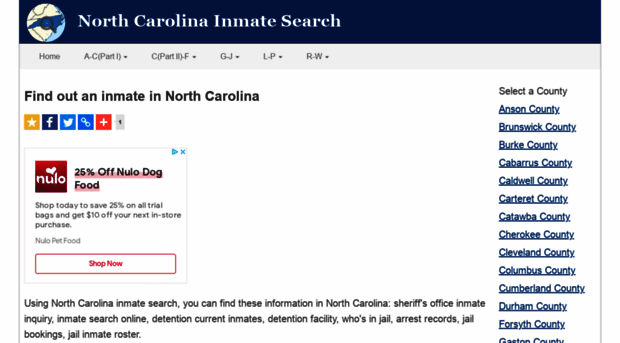 inmatesearchnc.org