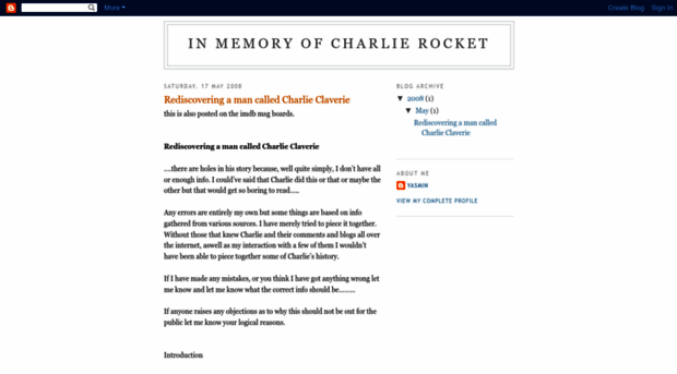 inmemoryofcharlierocket.blogspot.com