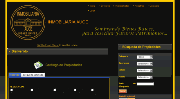 inmobiliariaauce.com.mx