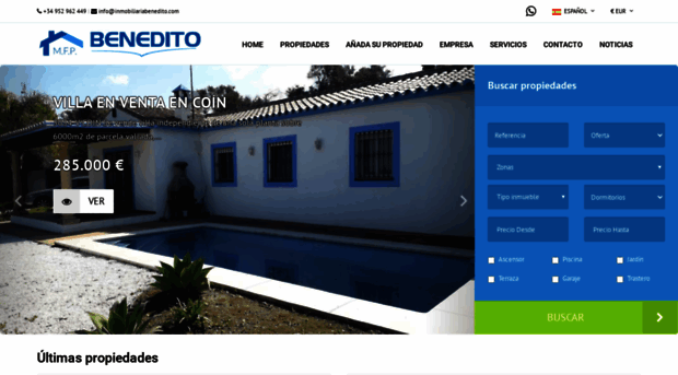 inmobiliariabenedito.com