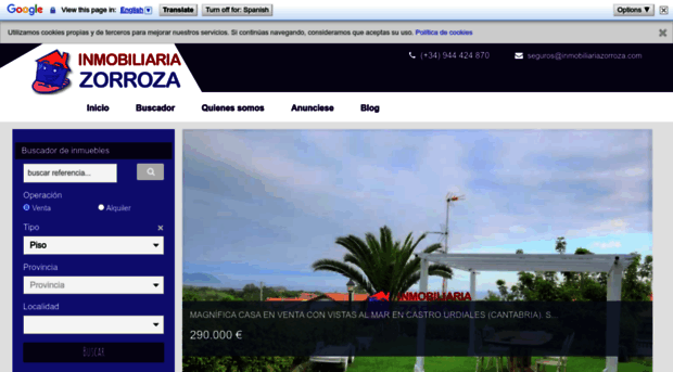 inmobiliariazorroza.com