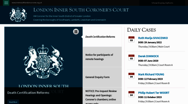 innersouthlondoncoroner.org.uk