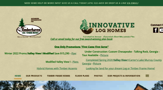 innovativeloghomes.com