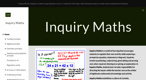 inquirymaths.org