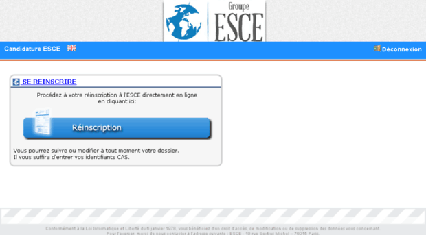 inscriptions.groupe-esce.fr