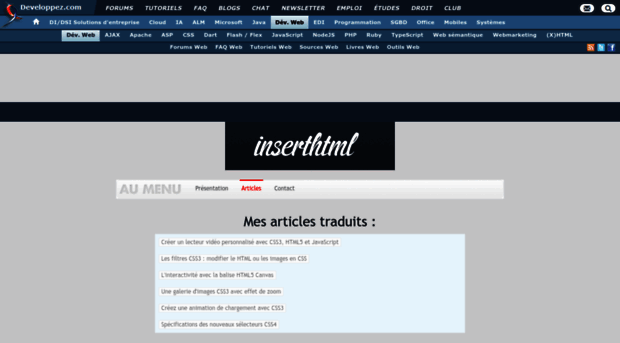 inserthtml.developpez.com