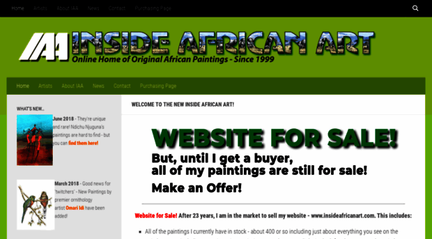 insideafricanart.com