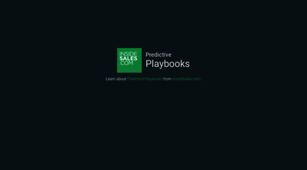 insidesales-playbooks.com