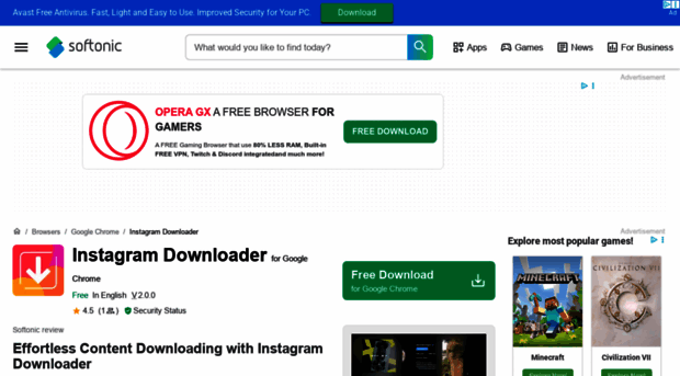 instagram-downloader-ntx.en.softonic.com