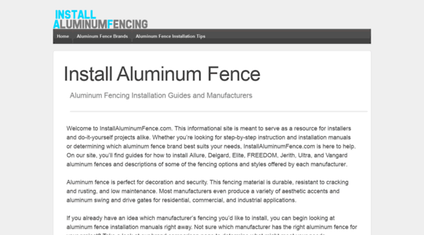 installaluminumfence.com