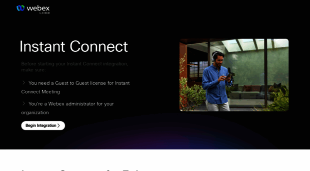 instant.webex.com - Webex Instant Connect - Instant Webex