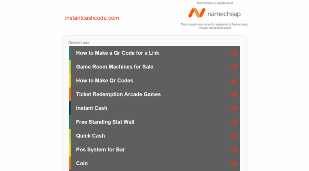 instantcashcode.com