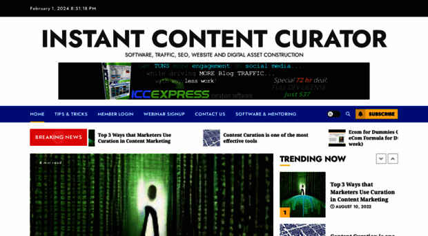 instantcontentcurator.com