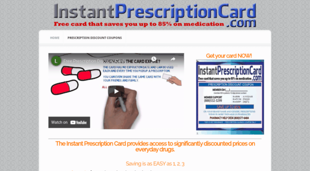 instantprescriptioncard.com