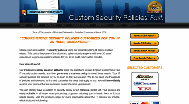 instantsecuritypolicy.com