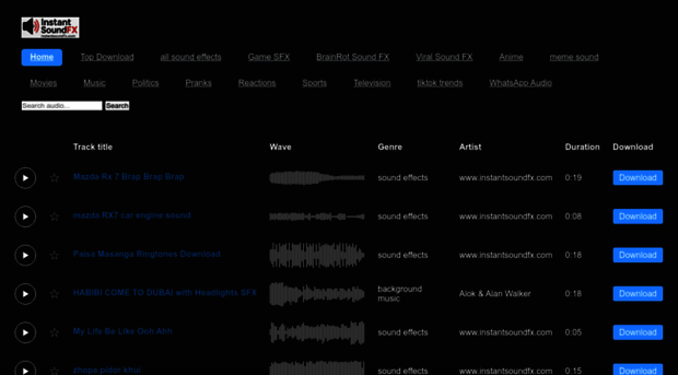 instantsoundfx.com