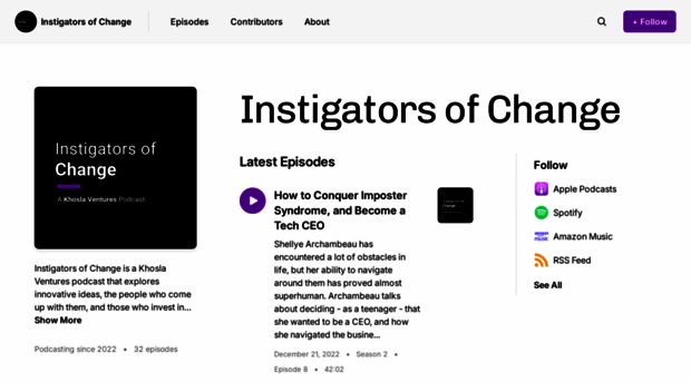 instigatorsofchange.com