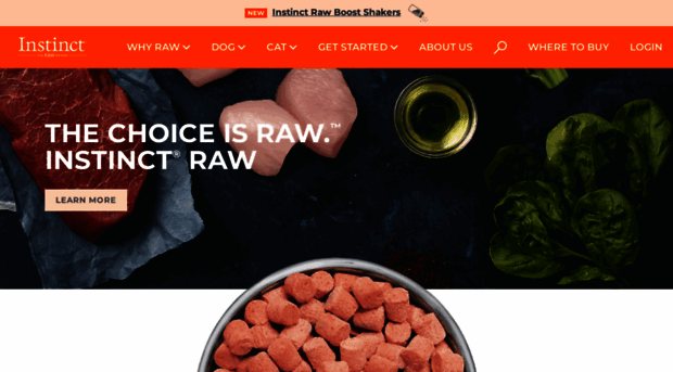 instinctpetfood.com