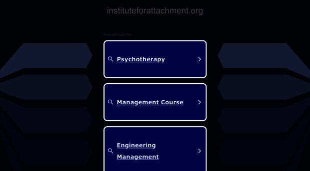 instituteforattachment.org