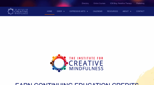 instituteforcreativemindfulness.com