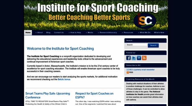 instituteforsportcoaching.org