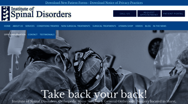 instituteofspinaldisorders.com