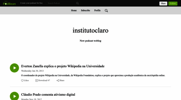 institutoclaro.podbean.com