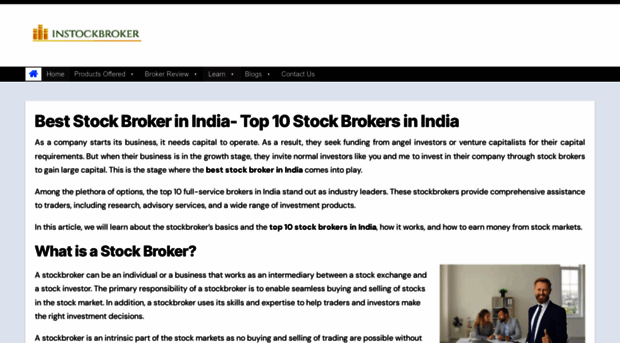 instockbroker.com