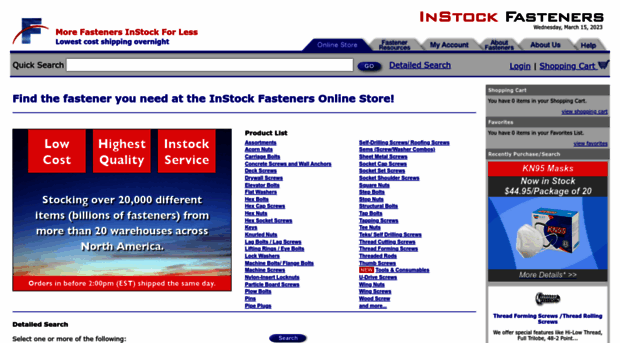 instockfasteners.com