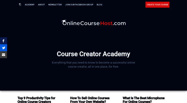 instructor-academy.onlinecoursehost.com