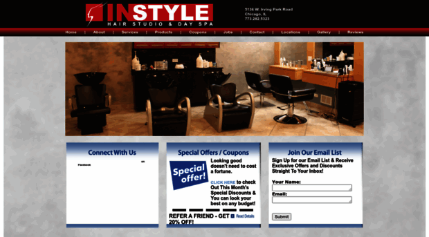 instylehairstudiospa.com