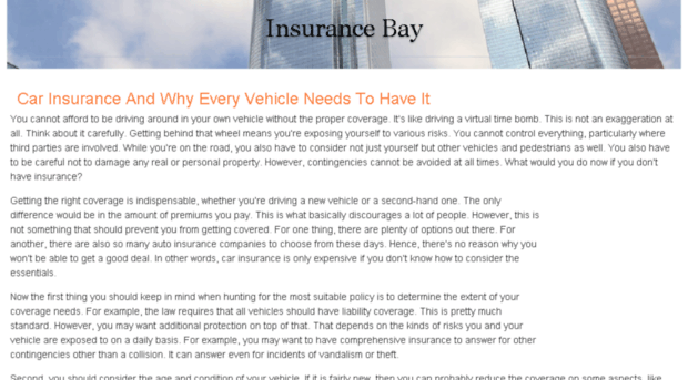 insurance-bay.info