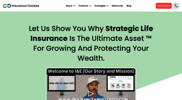 insuranceandestates.com