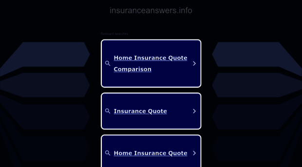 insuranceanswers.info