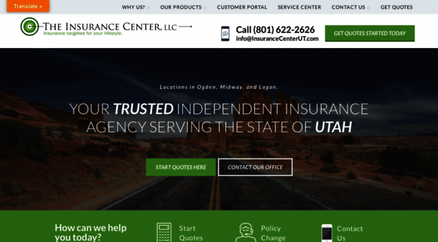 insurancecenterut.com