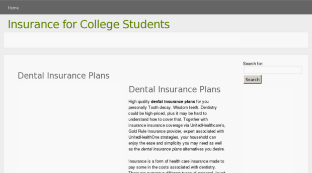 insuranceforcollegestudents.org