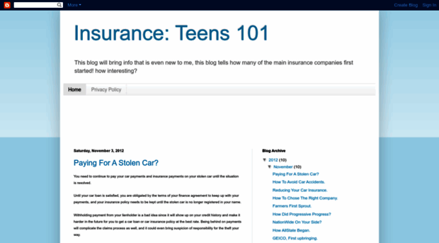 insuranceforteens101.blogspot.com